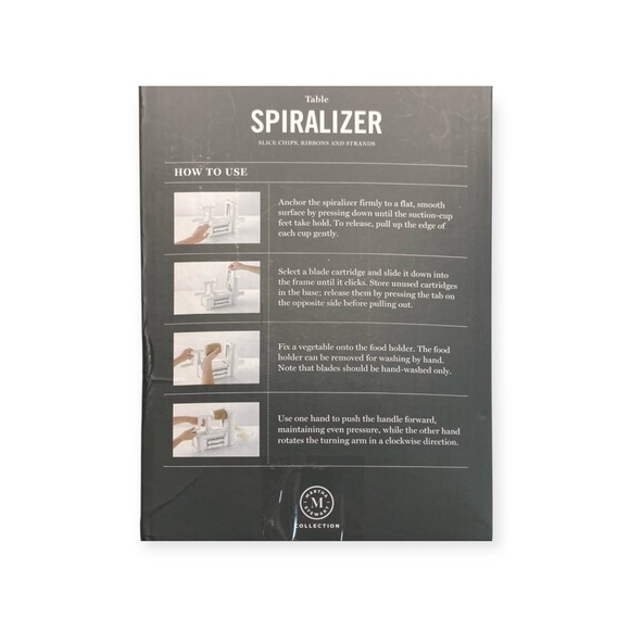 new Martha Stewart ☀︎︎ Veggie Table Spiralizer ☀︎︎ Raw Vegan Pasta Chef Tool ☀︎︎ - Picture 7 of 13